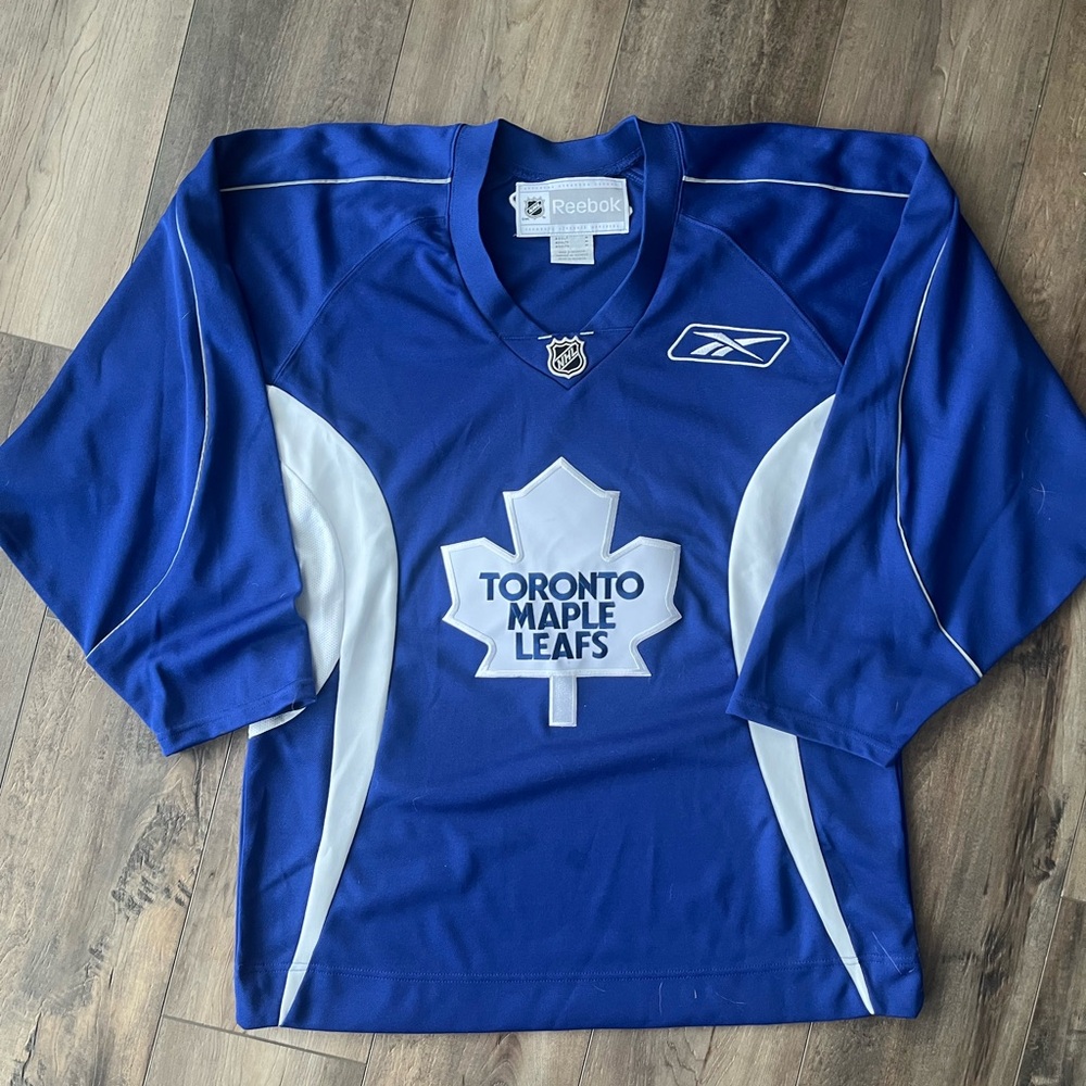 Reebok Royal Blue NHL Hockey Jersey with White Accents